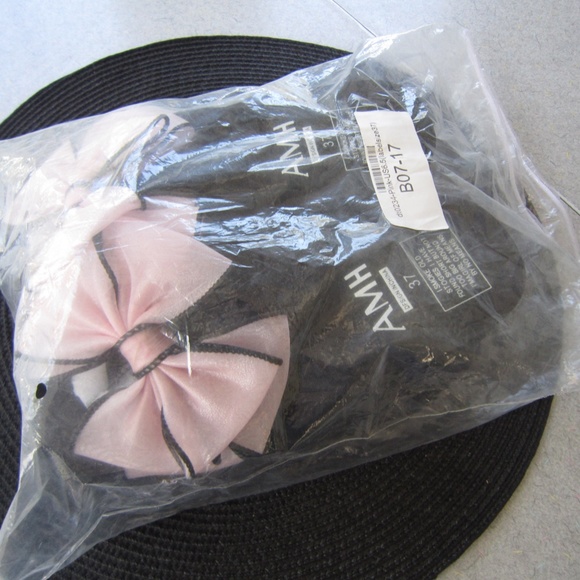 AMH Pink Bow Wedge Flip Flops NWT 7 - Picture 10 of 10